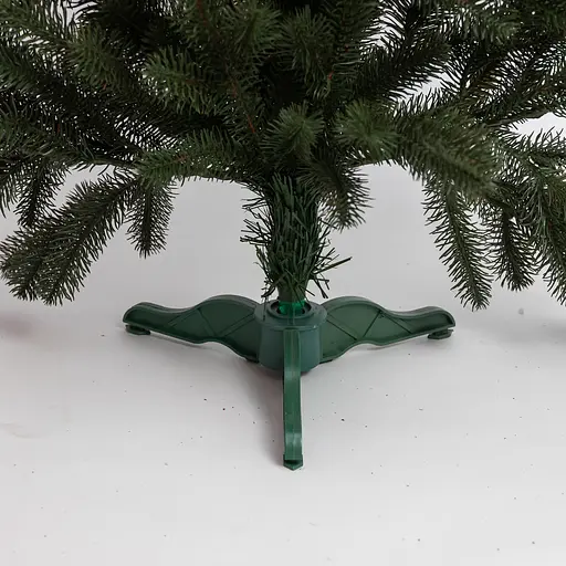 Литая искусственная елка зеленая 150 см на пластиковой подставке Lugi SOK-MD-5 - фото 4