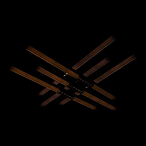 Люстра светодиодная акриловая Sirius B YH836/6 WT+GD 78W - фото 6