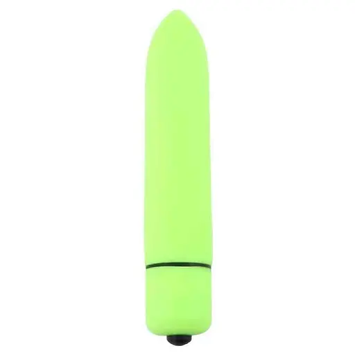Міні віброкуля для жінок з 10 режимами вібрації 9,3 см салатовий - фото 1