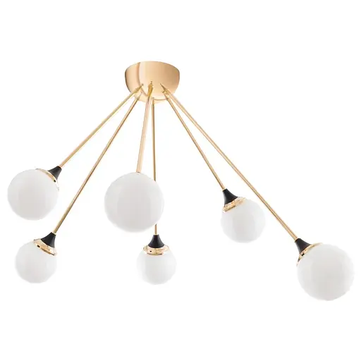 Люстра Brille потолочная молекула в спальню E14 40W G (BL-415C/6) - фото 9