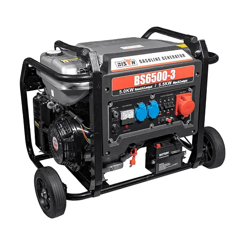 Генератор Bison BS6500-3 (5 кВт) - фото 3