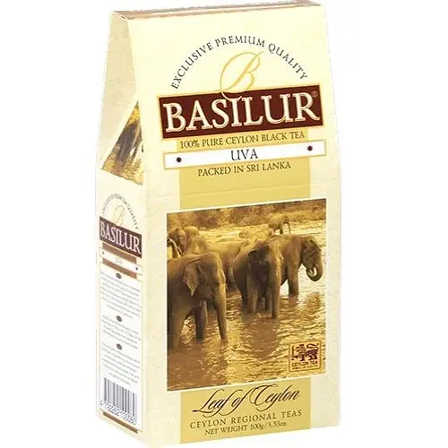 Чай чорний Basilur Лист Цейлону Ува 100 г картон - фото 1