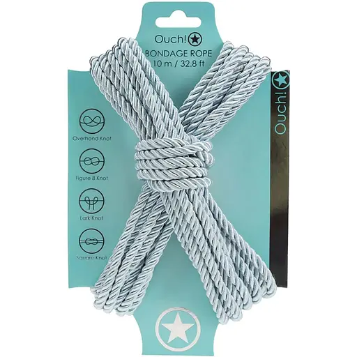 Веревка для бондажа Ouch! Rope 10 м (мятный)