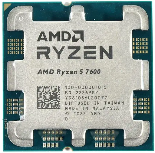 Процесор AMD Ryzen 5 7600 (100-100001015BOX) (Socket AM5, 12T, 5.1 ГГц, Box) - фото 2