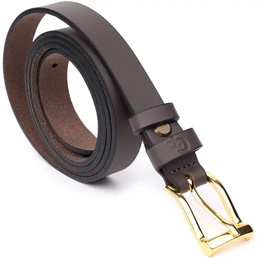 Ремінь шкіряний Grande Pelle для жінок 120х2 см елегантний вузький acs0029637 - фото 7