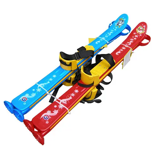 Лыжи с палками детские 3350 Технок 78 х 14 х 12 см (4823037603350) МИКС - фото 1