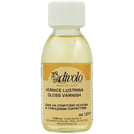 Лак фінішний Divolo Lustrina глянцевий 125 мл - фото 1