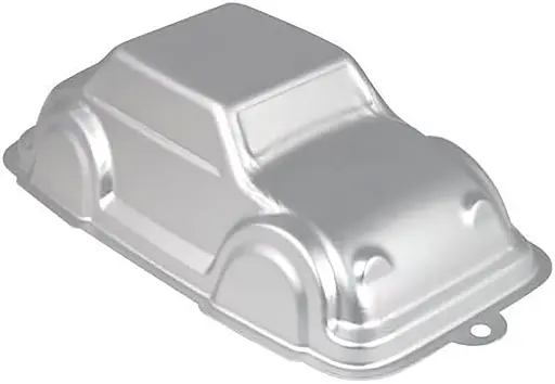 Алюминиевая форма кондитерская для торта в виде автомобиля для детских праздников, Kitchen Master Серебристый 87236 - фото 8