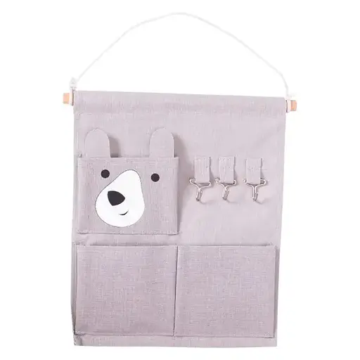 Органайзер Yiwu HP-41-12G панно підвісний на 3 секції 28х33 сірий - фото 1