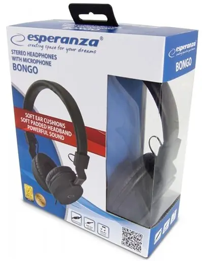 Навушники Esperanza Bongo Headset EH212K Black (EH212K) - фото 4