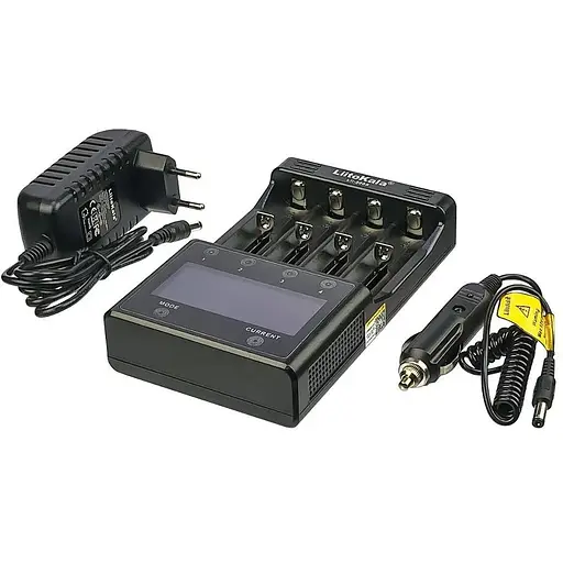 Універсальний зарядний пристрій з тестером LiitoKala Lii-500S для акумуляторів 18650/АА/ААА та інших, 4 слоти - фото 1