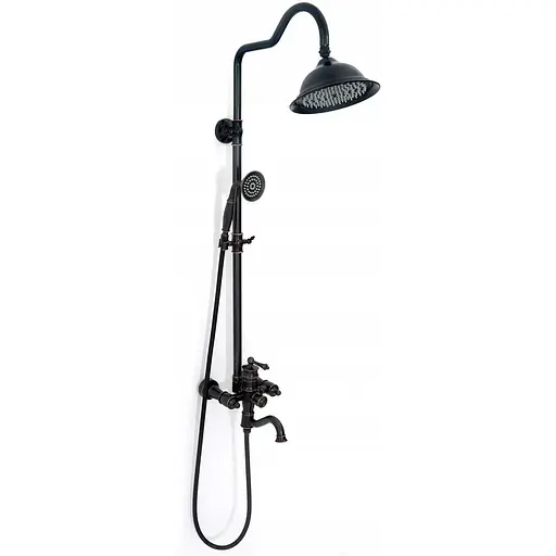 Душова система Rea Vintage чорний REA-P2367, Чорний - фото 1