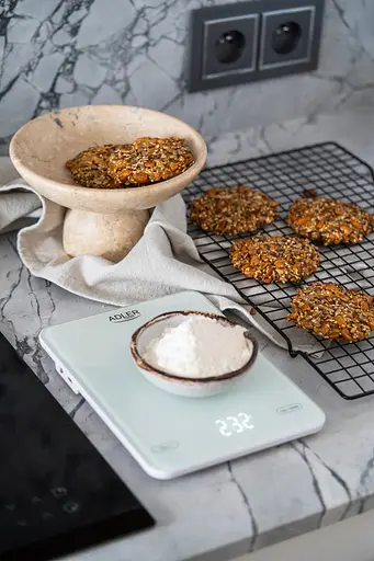 Ваги кухонні Adler AD 3177 white електронні/10кг/г; мл, унція/ USB type C/ автовимкнення/ скло - фото 7