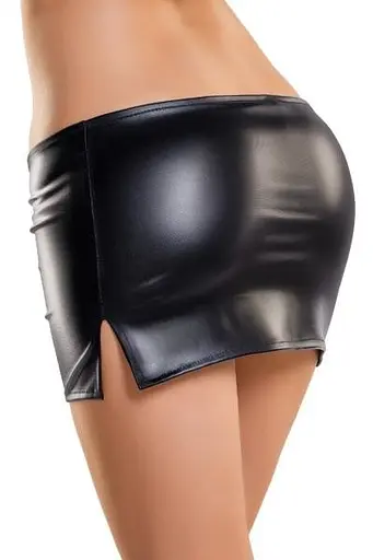 Мини-юбка Glossy Fetish Lingerie L черный - фото 2