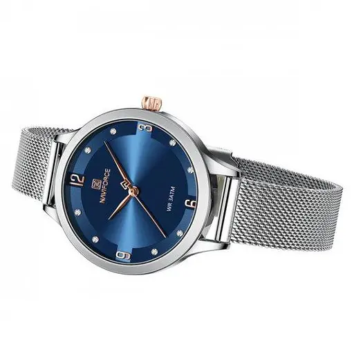 Женские наручные часы Naviforce Anna (Серебристые) - фото 6