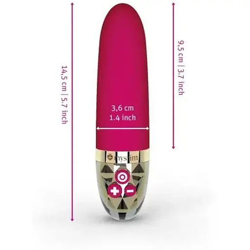 Вибратор Mystim Sleak Freak Pink 8 режимов внутренняя и внешняя стимуляция - фото 5