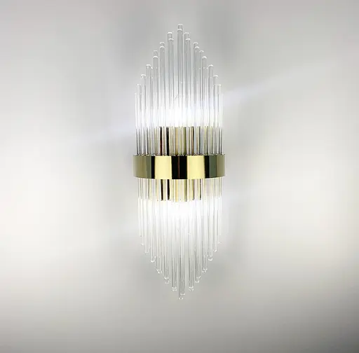 Изящная модель настенного светильника Line F WJ 881/2 S AB - фото 4