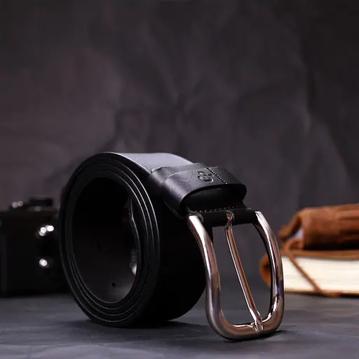 Ремінь шкіряний Grande Pelle чоловічий 3,8х120 см acs0026891 - фото 6