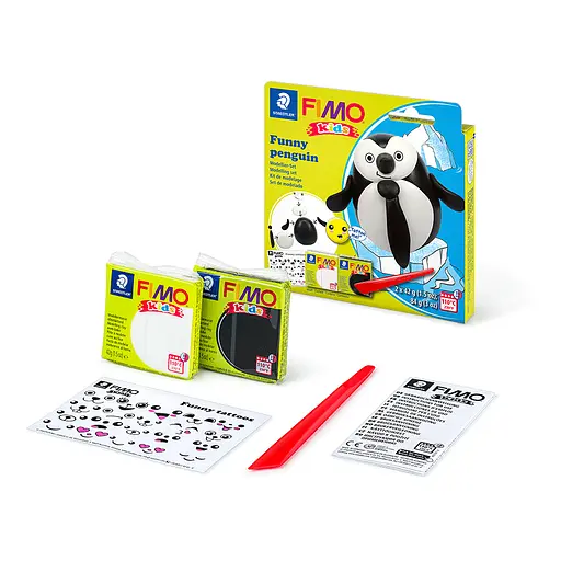 Набор Fimo Kids Пингвинчик 2 цвета 42 г   - фото 2