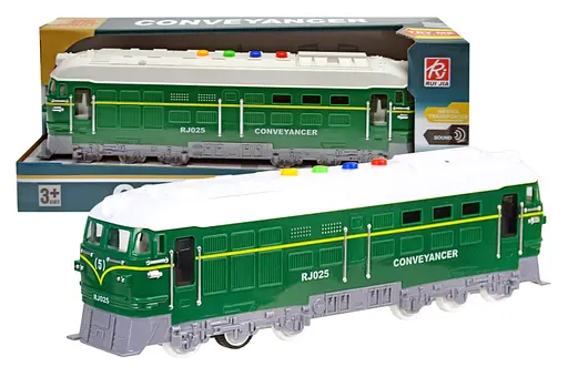 Поезд инерционный, с музыкальными и световыми эффектами RJ025