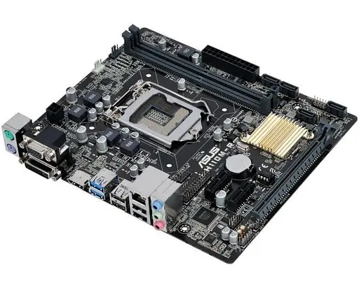 Материнська плата ASUS H110M-R (H110M-R) (Socket 1151, Intel H110, Micro-ATX) Б/в - фото 2