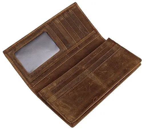 Чоловічий шкіряний гаманець Vintage 9x19 см acs0015242 - фото 6