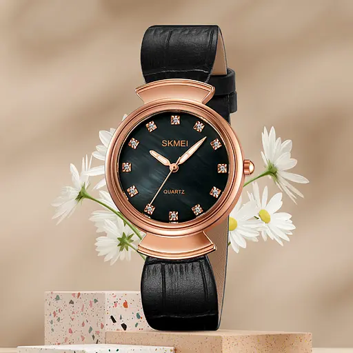 Наручний годинник жіночий 2165RGBK Rose Gold-Black Skmei acs0030211 - фото 4