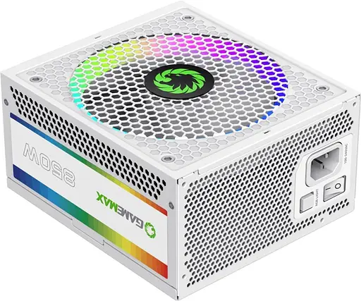Блок живлення GameMax RGB 850 PRO 850W 80+ Gold White (RGB 850 PRO WH) - фото 1