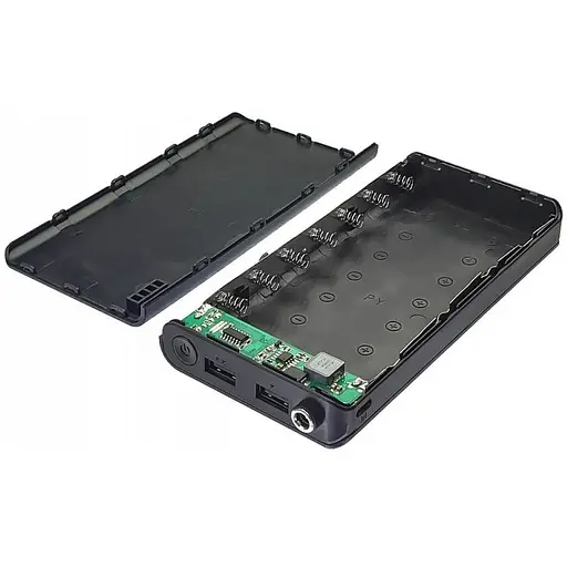 Источник бесперебойного питания для сетевого оборудования 12V/9V/5V под аккумуляторы 18 650 до 7 шт. без аккумуляторов - фото 2