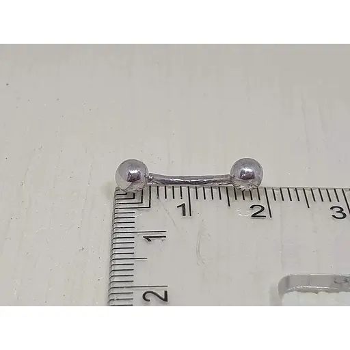 Срібна сережка для пірсингу Астор брови. 918-2080р - фото 3