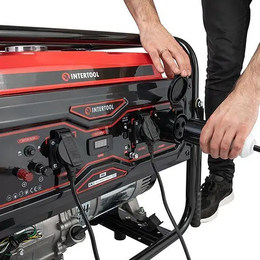 Генератор бензиновий Intertool DT-1175 [94451] - фото 3