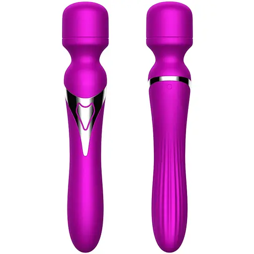 Вібратор B - Series Fox Dual Massager Pulsator 22.6 см (фіолетовий)