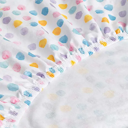 Простирадло дитяче  Home Line Акварелька на резинці 60х120 см  біле (196957) - фото 2