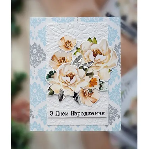 Набір для створення вітальних листівок "Where beauty lives" Fabrika Decoru FDGCK-047, 6 шт - фото 10