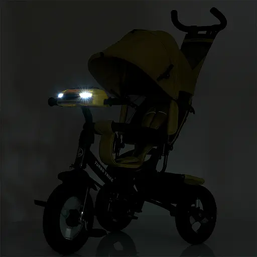 Триколісний велосипед Turbo Trike MT 1006-10 з музичною панеллю світловими ефектами та м'яким сидінням - фото 9