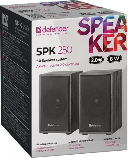 Акустична система DEFENDER SPK-250 black - фото 4