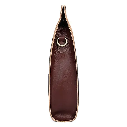 Кожаная сумка-папка John McDee большой размер 35х28х5.5 см sum0028324 - фото 3