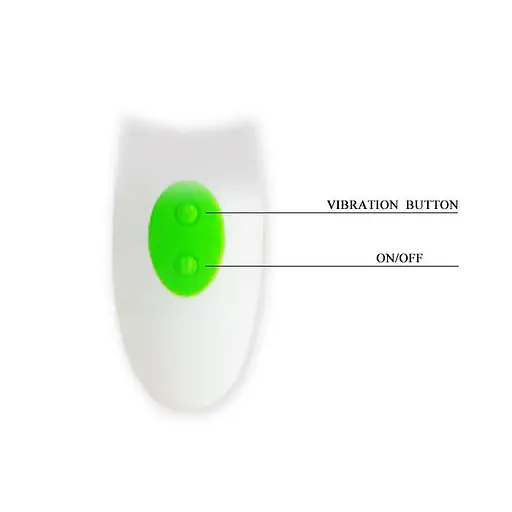 Вибратор-кролик Pretty Love Owen 20 см зеленый - фото 7