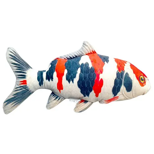 Дитяча м'яка іграшка "Червоний короп Коі" Сувенір-Декор KOI-R, розмір 50 см - фото 1
