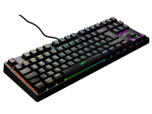 Клавиатура игровая механическая Xtrfy XGK4 UA TKL Black RGB Kailh Red - фото 4