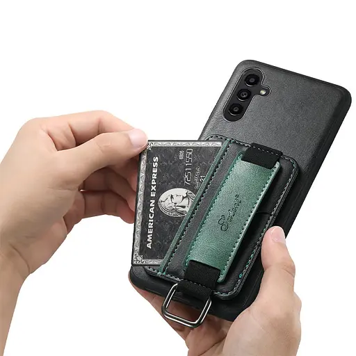 Чохол Epik шкіряний Wallet case and straps для Samsung Galaxy A14 4G/5G Чорний/Black - фото 7