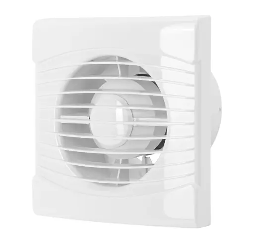 Вентилятор бытовой осевой Ventika 100 Start LP с короткой посадкой белого цвета - фото 1