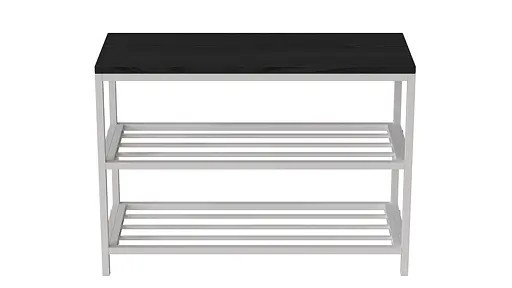 Банкетка універсальна Слайм 45x63x26 білий ДСП Сосна Кембра 16мм FRD-104079 - фото 4