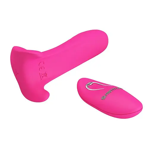Вібратор Pretty Love Remote Control 10 см рожевий - фото 3