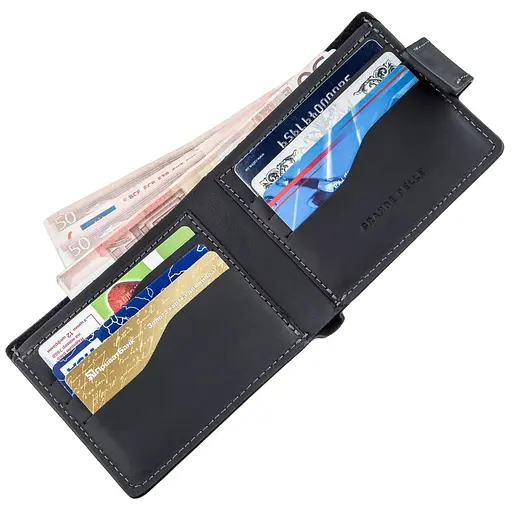 Кожаный портмоне Grande Pelle 9х11х2 см acs0014737 - фото 3