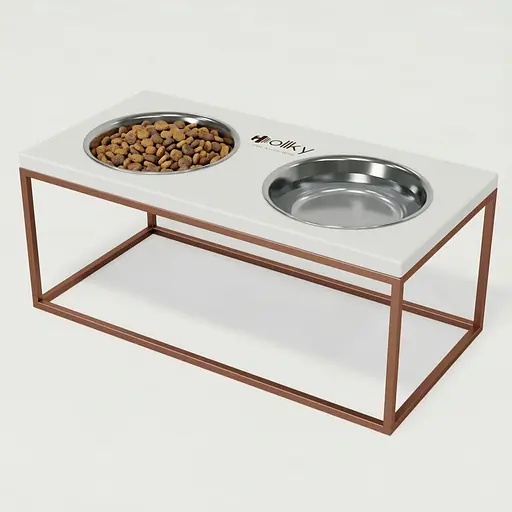 Hollky Base XL20 — миски на підставці для великих собак (2 × 1,8 л)