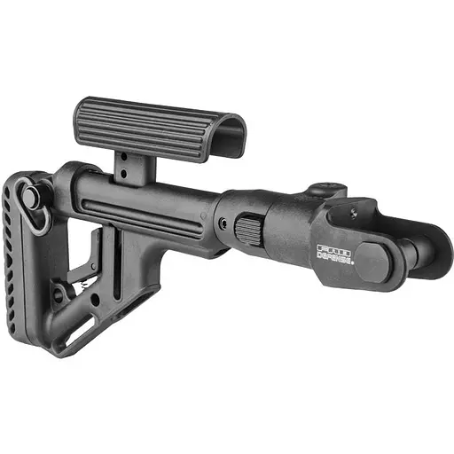 Приклад складной Fab Defense для АКМС складной вниз регулируемая щека черный