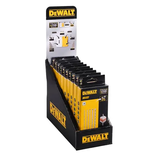 Касета з універсальними свердлами DeWalt Multi Material Impact діаметр 4, 5, 5.5, 6, 8 мм 1/4 дюйма 6 шт. (DT70830) - фото 3