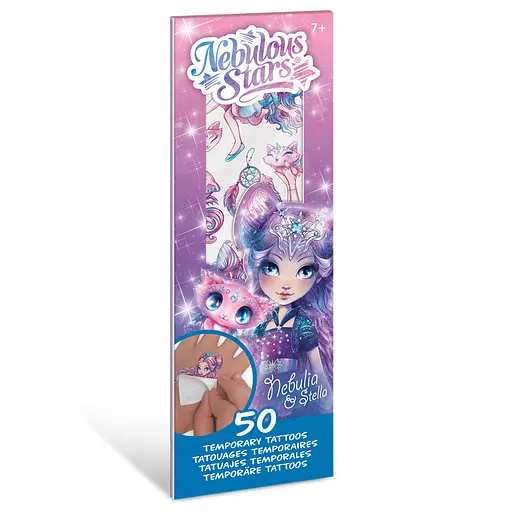 Набор временных татуировок Звездные рисунки "Небулия" Nebulous Stars 11458-3 боди-арт