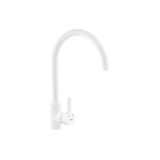 Смеситель для кухни Ibergrif M22118W CV028501 Белый - фото 1